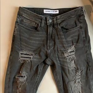Express Slim ripped jeans men